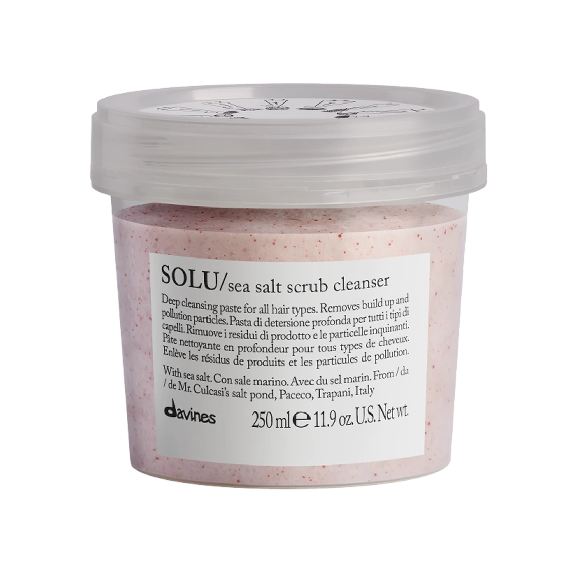 Davines Essential Haircare SOLU Sea Salt Scrub Cleanser 250 ml